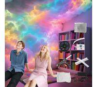 3D Cloud LED Light with Music Sync, Multicolor Changing Strip for Bedroom Ceiling, Gaming Room, Party