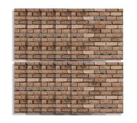 3D Cobblestone Peel and Wall ers 10 Count for Multi Room Use Including Kitchen Bathroom Living Space (I)