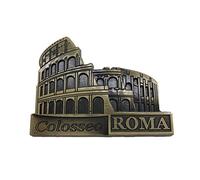 3D Colosseum Rome Refrigerator Fridge Magnet Roma Tourist Souvenirs Handmade Metal Craft Magnetic Stickers Home Kitchen Decoration Travel Gift