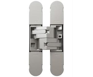 3D Concealed Hinge 1130, Fully Hidden Mechanism, Corrosion-Resistant Finish, 3D Adjustable, for Wooden and Composite Internal Doors (Champagne)