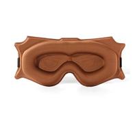 3D Contoured Cup Blindfold Help Sleep Comfort Three Dimensiona Design Eyeshade 99% Blockout for Sleeping, Yoga, Traveling(Camel)