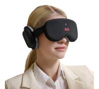 3D Contoured Sleep Mask with Bluetooth Headphones, White Noise Creates Perfect Sleeping, Side Sleep Headphones with Bluetooth 5.4,100% Blackout Eye Mask for Sleeping,All Night Sleep, Travel(Black)