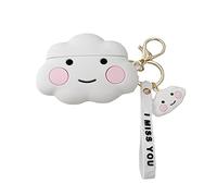 3D Cool Cute Cartoons Cloud Case Cover Accessories Silicone Skin for Beats Studio Buds 2021 with Keychain for Women Girls Men Boys