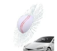 3D Cracked Glass Car Sticker - 3D Tennis Ball Hit Window Sticker for Styling 'Car Window Sticker - Window Sticker Windscreen Decoration