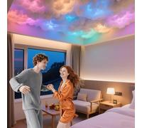 3D Creative Cloud Lamp, Multicolor Changing LED Ceiling Light for Gaming Room, Bedroom, Bar & Club