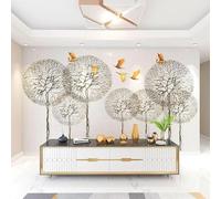3D Creative Woods Birds Art 3D Wallpaper Premium Textured Silk Study Dining Living Room Bedroom Sofa TV Wall Easy Install-430cm×300cm