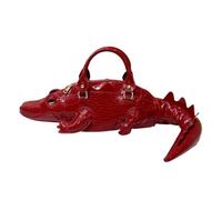 3D Crocodile Top Handle Bags for Women PU Leather Hobo Clutch Purses Should