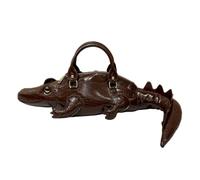 3D Crocodile Top Handle Bags for Women PU Leather Hobo Clutch Purses Should