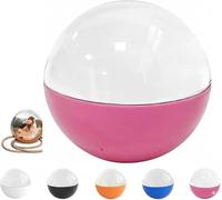 3D Crystal Ball, 2.7in Digital Video and Photo Player Ball, App Transfer Videos and Photos, for Family Moments, Anniversary, Couples, Crystal Globe Photo Gift(Pink)