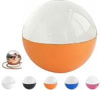 3D Crystal Ball, 2.7in Digital Video and Photo Player Ball, App Transfer Videos and Photos, for Family Moments, Anniversary, Couples, Crystal Globe Photo Gift(Orange)