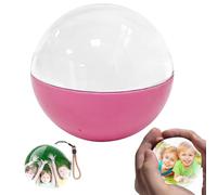3D Crystal Ball Digital Photo Album, 2.7" Video Display Balls Memory Sphere Personalized LED Photo & Video for Anniversary, Birthday, Wedding (pink,Standard Edition)