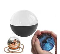 3D Crystal Ball Digital Photo Album,Crystal Ball Digital Video Display,DIY Video Player,Customizable Gift with Electronic Screen,Great for Couples Pets Anniversary Birthday Wedding