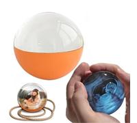 3D Crystal Ball Digital Photo Album,Crystal Ball Digital Video Display,DIY Video Player,Customizable Gift with Electronic Screen,Great for Couples Pets Anniversary Birthday Wedding