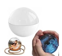 3D Crystal Ball Digital Photo Album,Crystal Ball Digital Video Display,DIY Video Player,Customizable Gift with Electronic Screen,Great for Couples Pets Anniversary Birthday Wedding