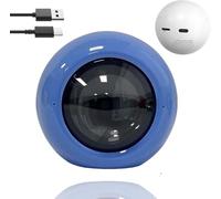 3D Crystal Ball Digital Photo and Video Player, Uploadable Personalized Light-Up Sphere with Heartbeat for Any Occasion