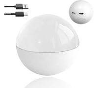 3D Crystal Ball Photo Video Player - Uploadable Personalized Light-Up Sphere with Heartbeat for Photos and Memories