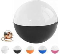 3D Crystal Ball Ultrasound, 2.7in Digital Video And Photo Player Ball,Crystal Globe Photo Gift, Uploadable Personalized Light-Up Sphere, For Anniversary Birthday Wedding,Pets(Black)