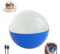 3D Crystal Ball with Digital Display, Personalized LED Memory Sphere with Custom Upload Videos & Photos, Light-Up Gifts for Christmas,Anniversary,Birthday,Wedding Celebrations (blue)