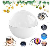 3D Crystal Ball with Digital Display, Personalized Ultrasound Ball, Crystal Ball Digital Video Display, Customizable LED Photo & Video Sphere, for Couples,Pets, Memory Gift