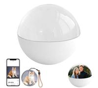 3D Crystal Ball with Digital Display, Personalized Uploadable Videos & Photos 3D Ultrasound Crystal Ball, 2.7" Crystal Ball Video Player, DIY Video Display Sphere, for Mobile APP version