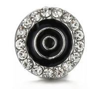 3D Crystal Chunk Charm Snap Button Fit For 18mm Snap Jewelry Gift-NSKZ965