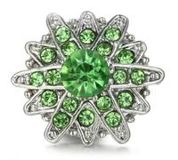 3D Crystal Chunk Charm Snap Button Fit For 18mm Snap Jewelry Gift-NSKZ970