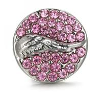 3D Crystal Chunk Charm Snap Button Fit For 18mm Snap Jewelry Gift-NSKZ982