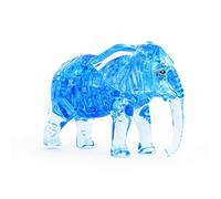 3D Crystal Puzzle,Crystal Puzzle Brainteasers for Puzzlers Ages 16 and Up (Elephant-Blue)