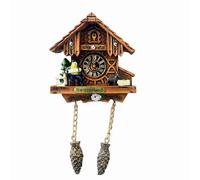 3D Cuckoo Clock Style Switzerland Fridge Magnet Tourist Souvenir Refrigerator Decoration Magnetic Sticker Hand Painted Craft