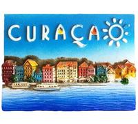 3D Curacao Netherlands Fridge Magnet Souvenir Gift Home & Kitchen Decor Magnetic Sticker, Curacao Netherlands Refrigerator Magnet