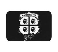 3d Custom Sardegna Coat Of Arms Doormat Mat Anti-Slip Italy Sardinia Flag Four Moors Bath Kitchen Balcony Rug Carpet -40x60cm