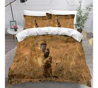 3D Cute Monkey Duvet Cover Set Super King Size Teens Adults Monkey Super King Bedding Quilt Cover Sets Animals Printed Ultra Soft 3pcs Bedroom Comforter Covers with Zipper a.4583