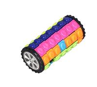 3D Cylinder Magic Cube Puzzle, 7 Layer Brain Teaser, Colorful Sliding Sensory Fidget Toy, Perfect for Kids Adult Decompression, Relief From Stress and Anxiety. Ideal Logic Hand Gam