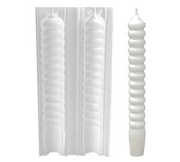 3D Cylinder Resins Molds Twisted Rod Silicone Handmade Scented for Making Spirals Cylinder Making Twisted Rod Silicone