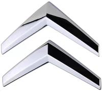 3D Decal Emblem Logo Sicker for Citroen C3 2009-2013, Front and Rear Of the Car Letter Badge Decoration Badge Sticker Car Accessories