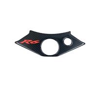 3D Decal Pattern Top Triple Clamp Yoke Sticker Case For YZF R6 YZFR6 YZF600 1998-2005(RED)