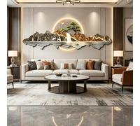 3D Decor Living Room, Modern Home Decorative Painting With LED Light, 3D Wall Art Decor, Creative Decoration Light, Suitable For Bedroom, Living Room (Style F 31 * 94in/80 * 240cm)