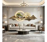 3D Decor Living Room, Modern Home Decorative Painting With LED Light, 3D Wall Art Decor, Creative Decoration Light, Suitable For Bedroom, Living Room (Style P 31 * 94in/80 * 240cm)