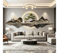 3D Decor Living Room, Modern Home Decorative Painting With LED Light, 3D Wall Art Decor, Creative Decoration Light, Suitable For Bedroom, Living Room (Style H 31 * 94in/80 * 240cm)