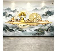 3D Decor Living Room, Modern Home Decorative Painting With LED Light, 3D Wall Art Decor, Creative Decoration Light, Suitable For Bedroom, Living Room (Style K 31 * 94in/80 * 240cm)
