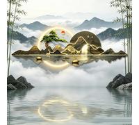 3D Decor Living Room, Modern Home Decorative Painting With LED Light, 3D Wall Art Decor, Creative Decoration Light, Suitable For Bedroom, Living Room (Style B 31 * 94in/80 * 240cm)