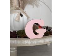 3D Decorative Letters Single Letters A-Z 0-9 and & Assorted Colours for Custom Lettering, Names and Words; Wedding, Birth, Gifts, Nursery (Pink, G)