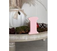 3D Decorative Letters Single Letters A-Z 0-9 and & Assorted Colours for Custom Lettering, Names and Words; Wedding, Birth, Gifts, Nursery (Pink, I)
