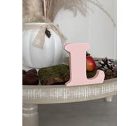 3D Decorative Letters Single Letters A-Z 0-9 and & for Custom Lettering, Names and Words; Wedding, Birth, Gifts, Nursery (Pink, L)