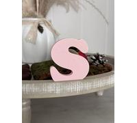 3D Decorative Letters Single Letters A-Z 0-9 and & for Custom Lettering, Names and Words; Wedding, Birth, Gifts, Nursery (Pink, S)
