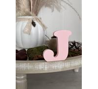 3D Decorative Letters Single Letters A-Z 0-9 and & for Custom Lettering, Names and Words; Wedding, Birth, Gifts, Nursery (Pink, J)