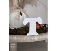 3D Decorative Letters Single Letters A-Z 0-9 and & for Custom Lettering, Names and Words; Wedding, Birth, Gifts, Nursery (White, T)