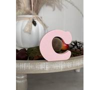 3D Decorative Letters Single Letters A-Z 0-9 and & for Custom Lettering, Names and Words; Wedding, Birth, Gifts, Nursery (Pink, C)