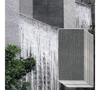 3D Decorative Wall Paneling - Waterproof PU Faux Stone Wall Tiles for Interior & Exterior, Gaming Room Fluted Texture, 3D Effect Wainscoting for Landscaping