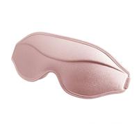 3D Deep Contour Sleep Mask - Ergonomic Zero Pressure Design, No Eye or Ear Discomfort, Breathable Lightproof Blindfold for Women, Adjustable Soft Night Rest & Travel Eye Cover (Pink)